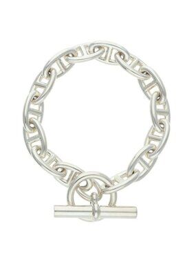 Hermes Chaine D'ancre GM Silver Bracelet